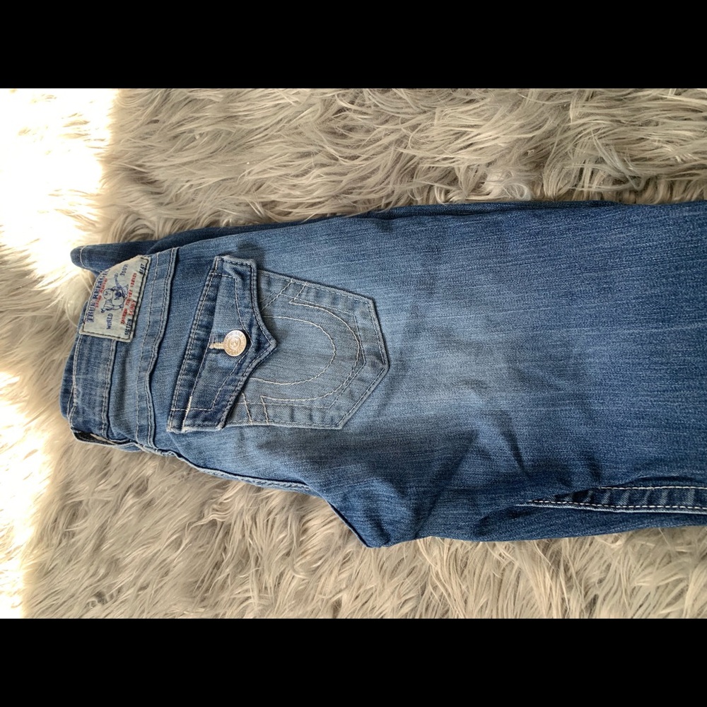 True religion blue jeans size 26